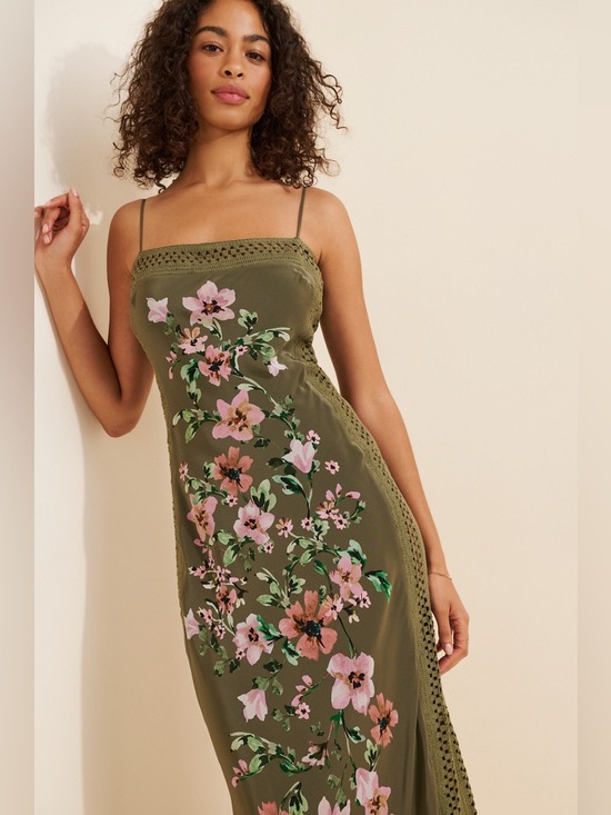 bec + bridge Dresses & Skirts - NWT Bec+Bridge Camelia Maxi Dress Olive Gardenia Floral